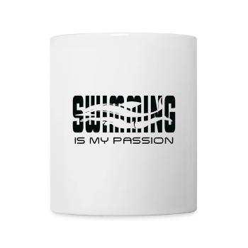 Schwimmen ist meine Leidenschaft - Tasse - Weiß - Vorne