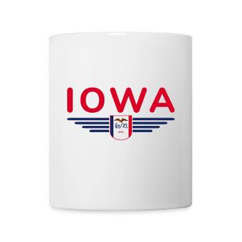 Iowa Fan T-Shirt – Your State! - Mug - white - Front