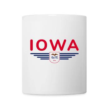 Iowa Fan T-Shirt – Your State! - Mug - white - Front