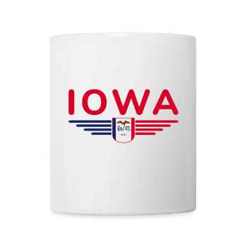 Iowa Fan T-Shirt – Your State! - Mug - white - Front
