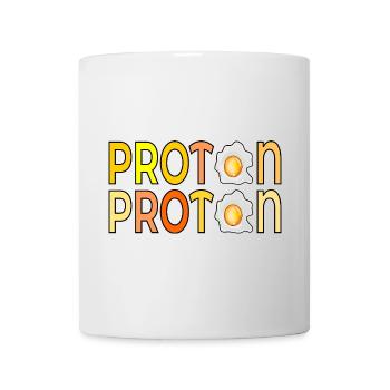 PROTEIN SPIEGELEIER EIER - Tasse - Weiß - Vorne