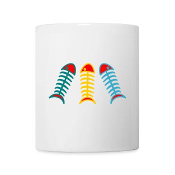 FISH. APRIL FOOL. HOLIDAY. SUMMER. HUMOR - Mug - white - Front