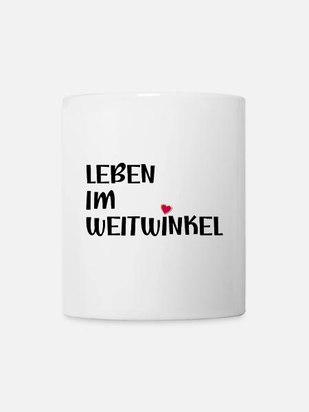 LEBEN IM WEITWINKEL - SOLIDARITAET - Tasse - Weiß