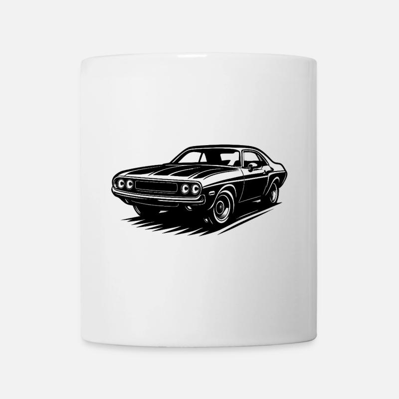 Amerikanisches Auto - Tasse - Weiß
