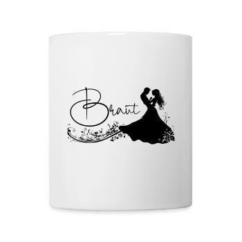 Abstrakte Geometrie Wasserfarbe Design - Tasse - Weiß - Vorne