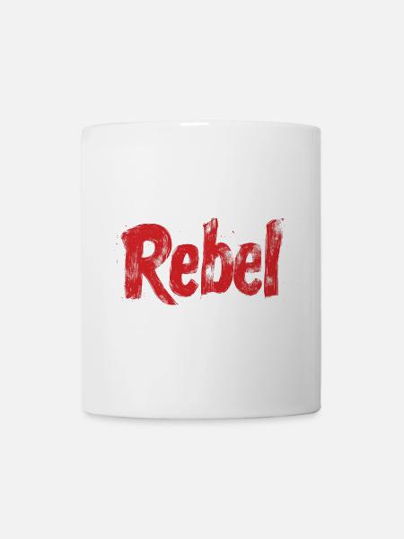 Rebelle - Mug blanc - blanc