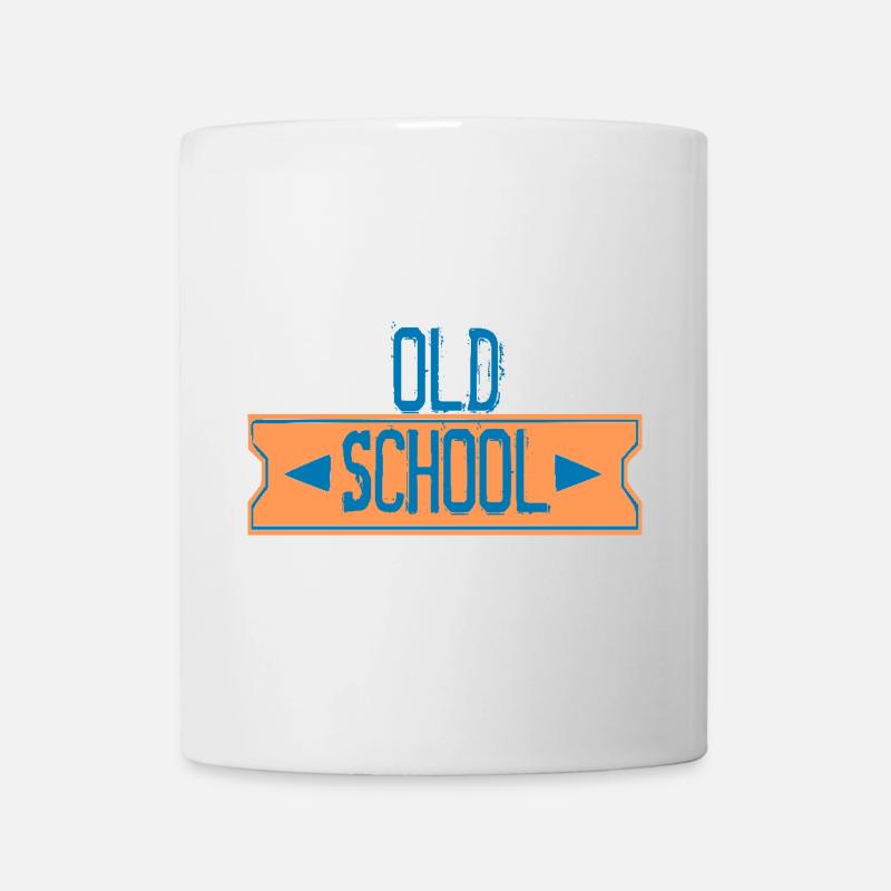old school - Mug blanc - blanc
