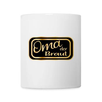 HOCHZEIT HEIRATEN - OMA DER BRAUT GROßMAMA - Tasse - Weiß - Vorne
