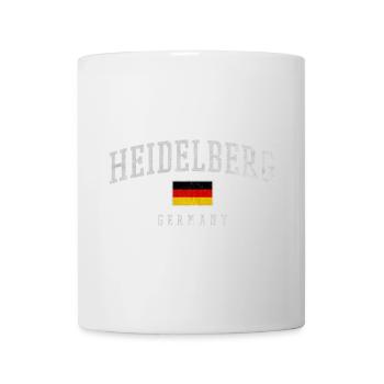 Heidelberg Germany Typography - Mug - white - Front