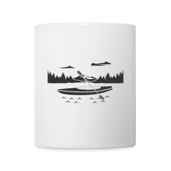 Kayak Canoe Canadian Paddle Boat Canoe Sport Paddler - Mug - white - Front
