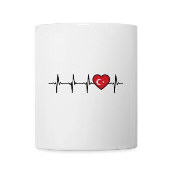 Turkey Heartbeat Turkish - Mug - white - Front