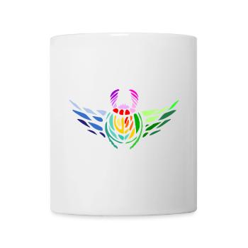 Pride Scarab – Diversity and Transformation - Mug - white - Front