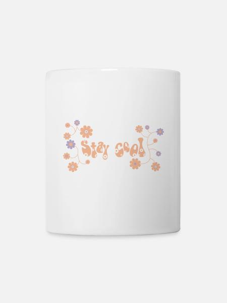 Cool bleiben von helfspawn - Tasse - Weiß