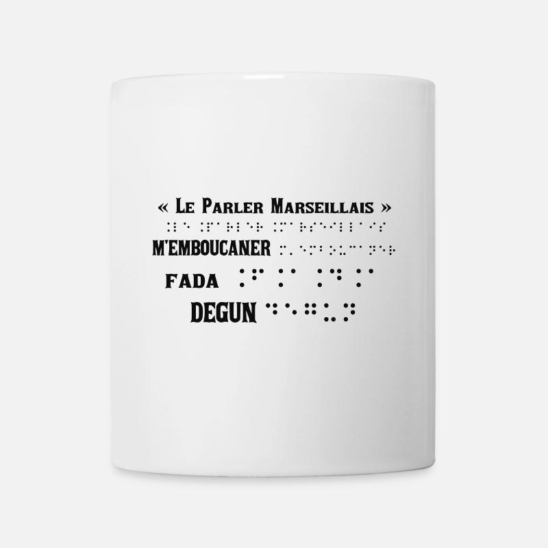 Design graphique abstrait en couleurs vibrantes - Mug blanc - blanc