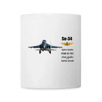 Su-34 - Mug - white - Front