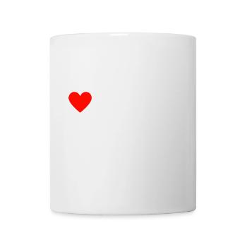 Carte des battements de cœur de l’Essex - Mug blanc - blanc - Devant