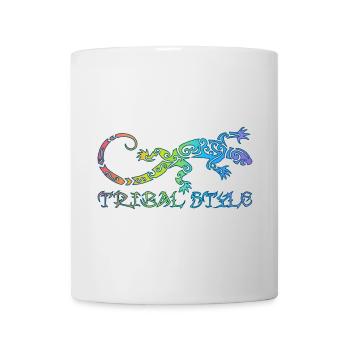 Polynesische Regenbogen-Eidechse - Tasse - Weiß - Vorne