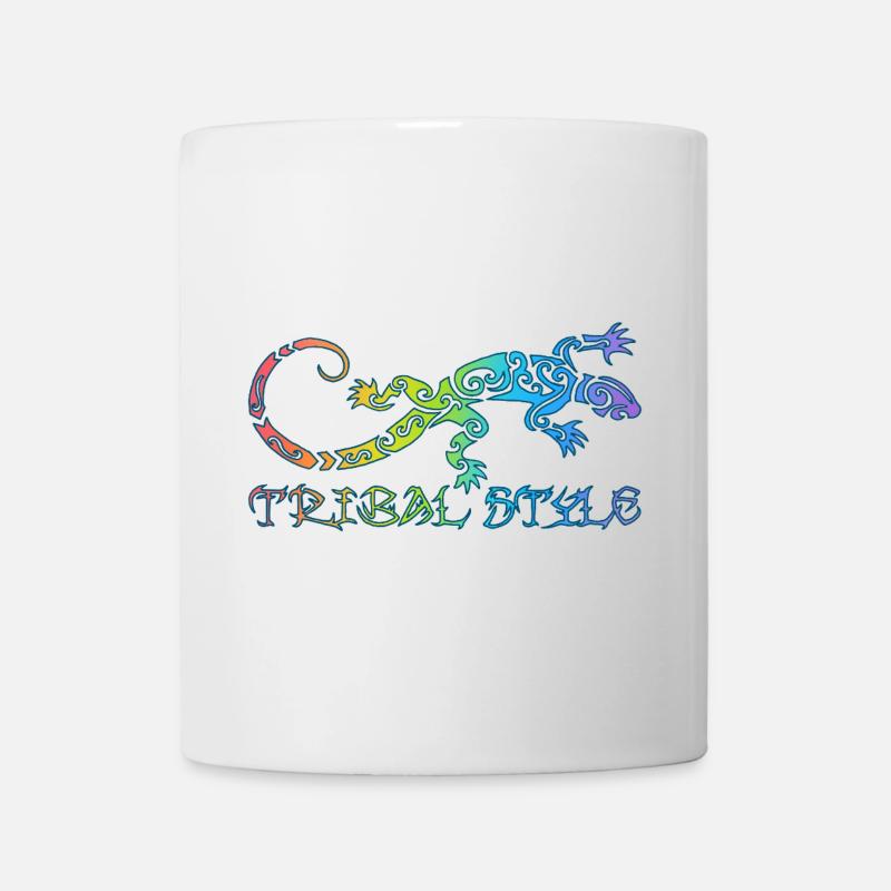 Lézard arc en ciel de Polynésie - Mug blanc - blanc