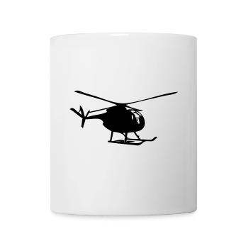 Hubschrauber - Tasse - Weiß - Vorne