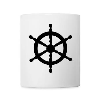 Wasser Rad - Tasse - Weiß - Vorne