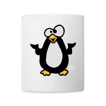 Manchot - Mug blanc - blanc - Devant