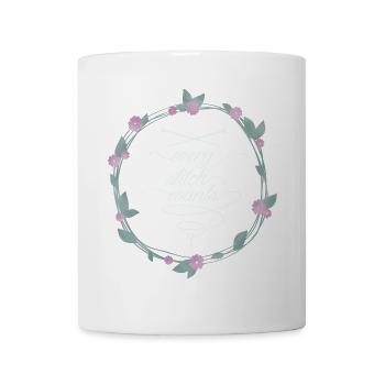 every stitch counts dark - Tasse - Weiß - Vorne
