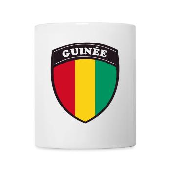 Blason Guinée - Mug blanc - blanc - Devant