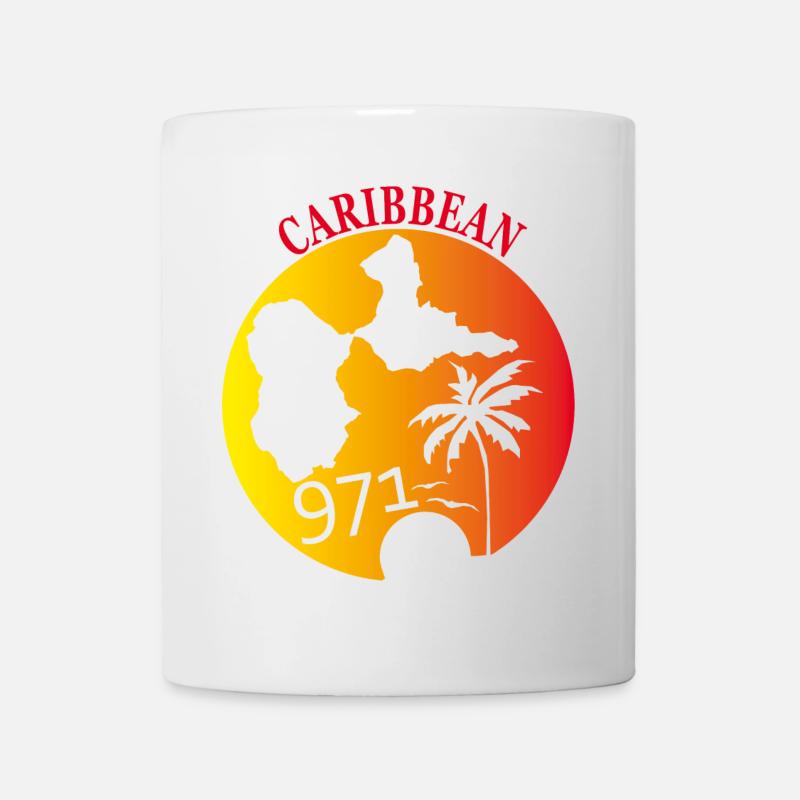Caribbean 971 GUADELOUPE - Mug blanc - blanc