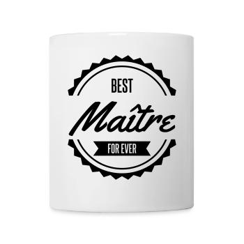 best maître - Mug blanc - blanc - Devant