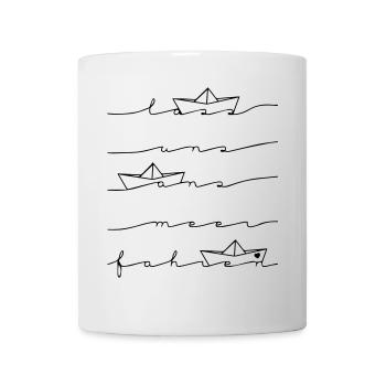 Lass uns ans Meer fahren - Tasse - Weiß - Vorne