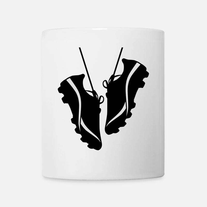 Fussballschuhe - Tasse - Weiß