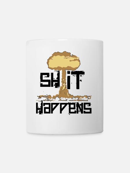 shit happens - Mug - white