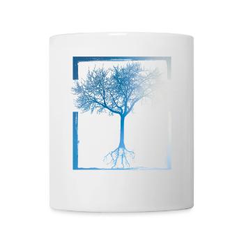Mutter Natur - Rahmen 02 - Tasse - Weiß - Vorne