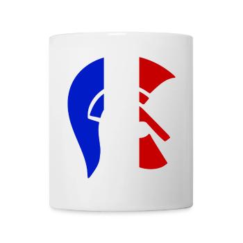 Guerrier Français - Mug blanc - blanc - Devant