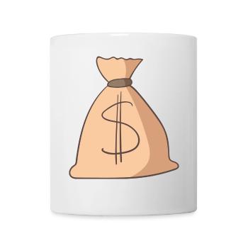 Argent - Mug blanc - blanc - Devant