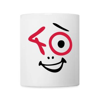 Toll, 40 Jahre ! - Tasse - Weiß - Vorne