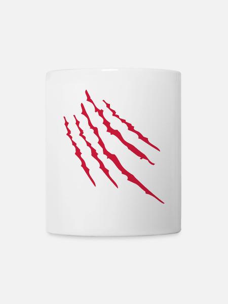 2541614 15400716 Kratzer - Tasse - Weiß