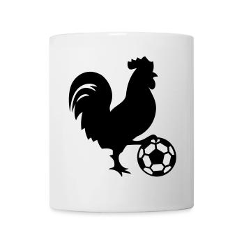 coq de football France - Mug blanc - blanc - Devant