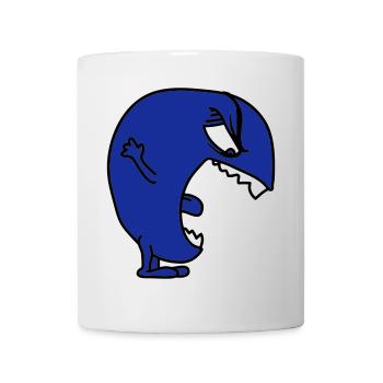 bigmonster - Mug blanc - blanc - Devant