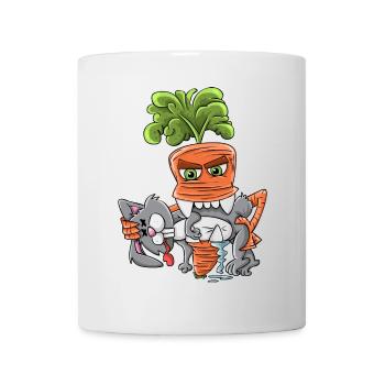 Karotten Revolution Hase - Tasse - Weiß - Vorne