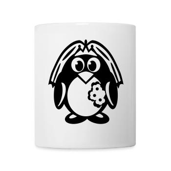 pinguinbraut - Tasse - Weiß - Vorne