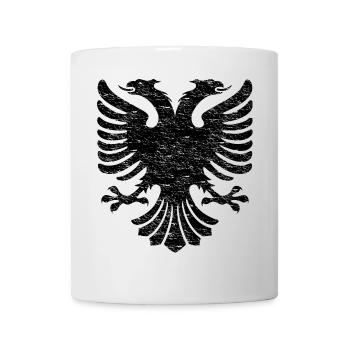 Albanian eagle double-headed eagle Shqiptar Albanian - Mug - white - Front