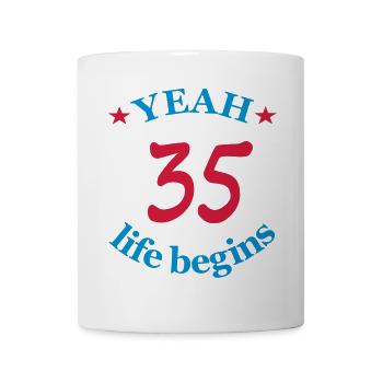 geburtstag - Tasse - Weiß - Vorne