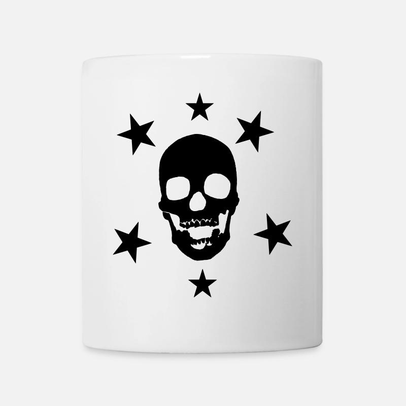 SKULL SUPERSTAR - Mug - white