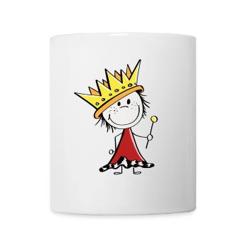 Sweet little king - kings - stick figures - Mug - white - Front