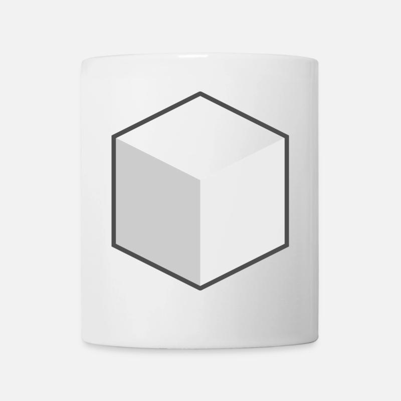 Block Eis Schnee Weiß - Tasse - Weiß