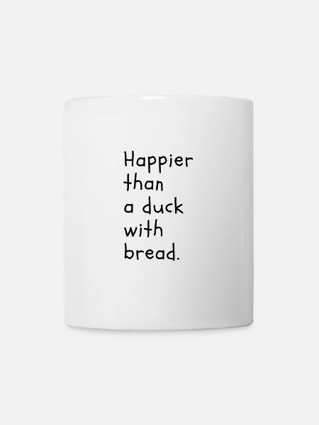 Happy duck - Mug - white