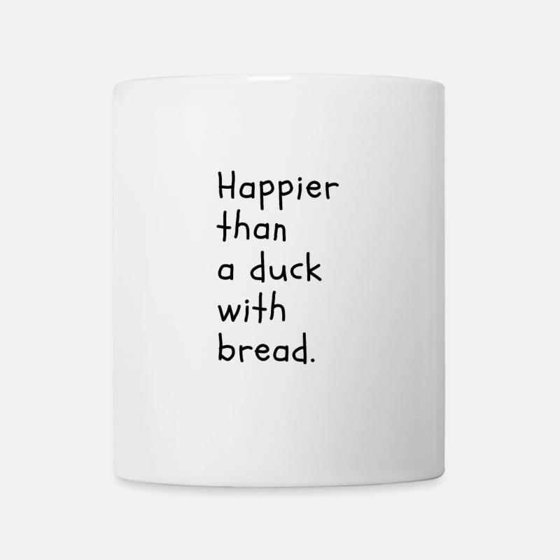Happy duck - Mug - white