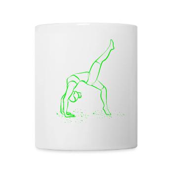 Yoga Yoga woman - Mug - white - Front
