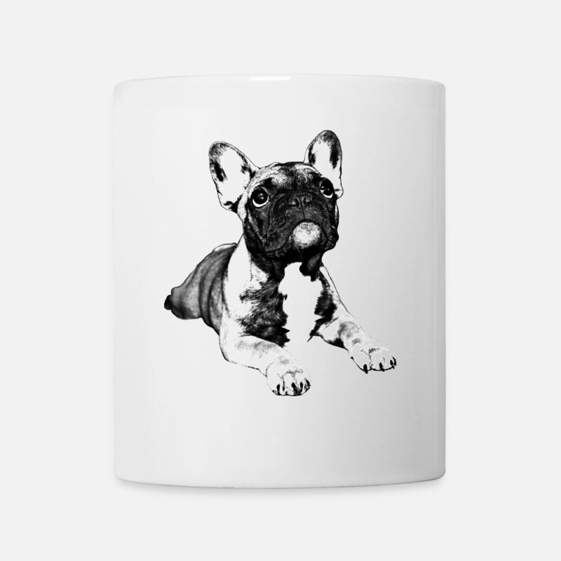 chiot bouledogue français - Mug blanc - blanc